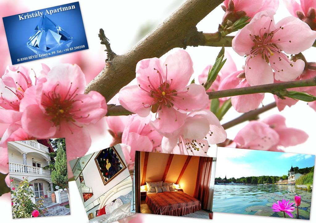 Kristaly Apartman Bed and Breakfast Hévíz Exteriör bild